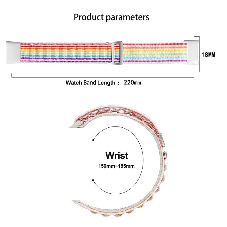 For Xiaomi Mi Band 7 Pro Loop Nylon Watch Band(Starlight) - Smart Wear by PMC TechLife | Online Shopping South Africa | PMC TechLife