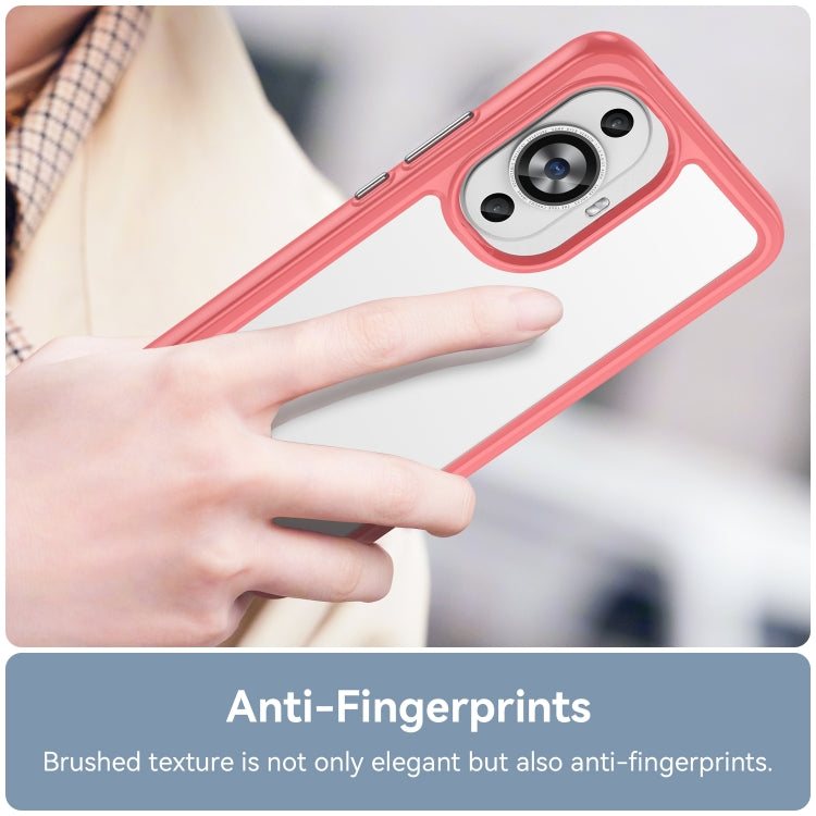 For Huawei Nova 11 Colorful Series Acrylic + TPU Phone Case(Red) - free shipping - PMC TechLife - Order now!