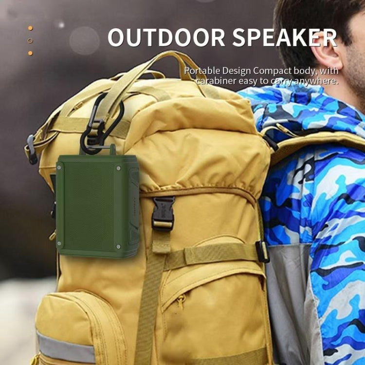 New Rixing NR109 TF FM Portable Bluetooth Stereo Surround(Green) - Desktop Speaker by New Rixing | Online Shopping South Africa | PMC TechLife