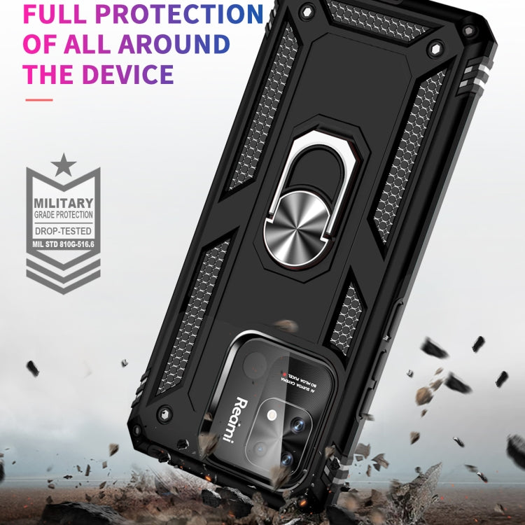 For Xiaomi Redmi 12C / 11A Shockproof TPU + PC Phone Case with Holder(Black) - free shipping - PMC TechLife - Order now!