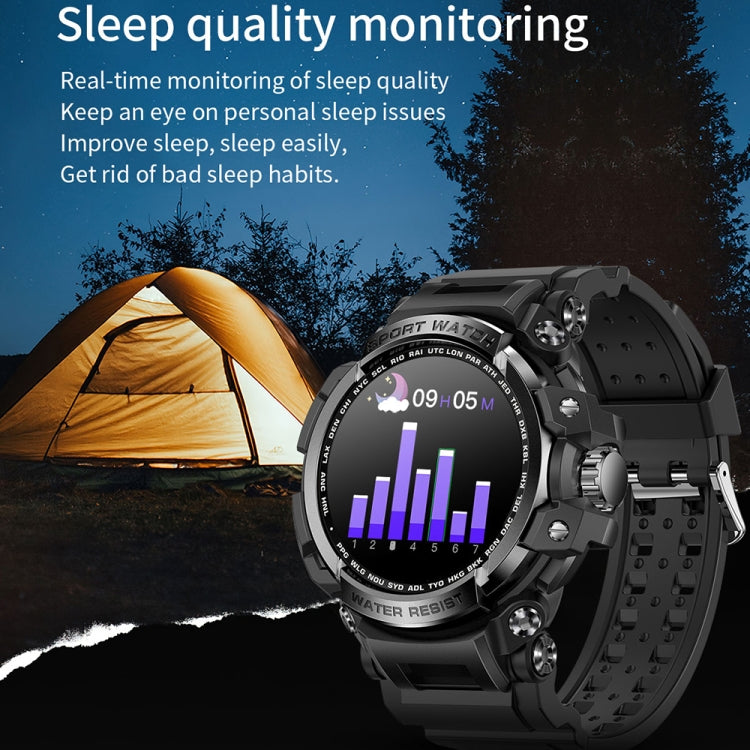 LC16 1.32 inch IP68 Waterproof Sports Outdoor Sport Smart Watch, Support Bluetooth Calling / Heart Rate Monitoring(Black) - Smart Wear by PMC TechLife | Online Shopping South Africa | PMC TechLife