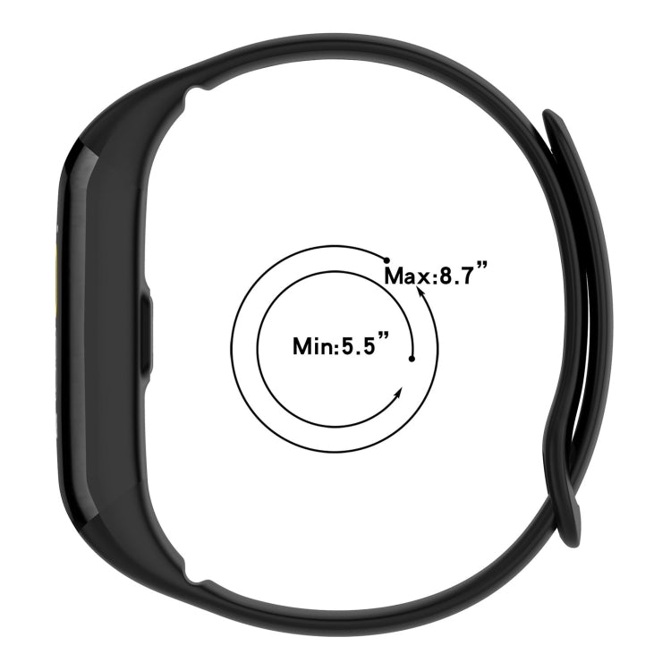 For Mambo Band 5 / 5S Solid Color Silicone Replacement Watch Band(Sky Blue) - Smart Wear by PMC TechLife | Online Shopping South Africa | PMC TechLife
