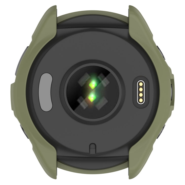 For Garmin Forerunner 965 Armor Hollow Watch Protective Case(Jungle Green) - Watch Cases by PMC TechLife | Online Shopping South Africa | PMC TechLife