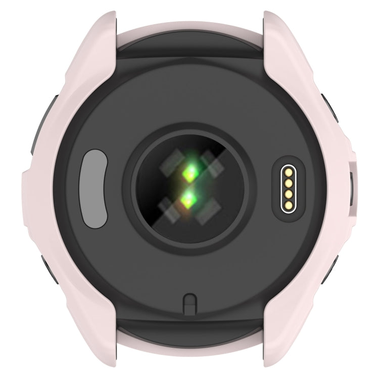 For Garmin Forerunner 965 Armor Hollow Watch Protective Case(Light Pink) - Watch Cases by PMC TechLife | Online Shopping South Africa | PMC TechLife