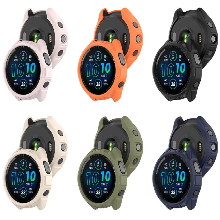 For Garmin Forerunner 965 Armor Hollow Watch Protective Case(Starlight Color) - Watch Cases by PMC TechLife | Online Shopping South Africa | PMC TechLife