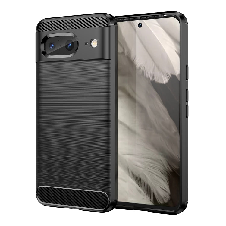For Google Pixel 8 Carbon Fiber Brushed Texture TPU Case(Black) - free shipping - PMC TechLife - Order now!