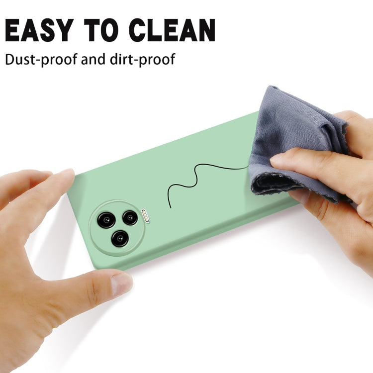 For Infinix Note 12 Pro 4G / Note 12 2023 Pure Color Liquid Silicone Shockproof Phone Case(Green) - free shipping - PMC TechLife - Order now!