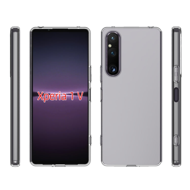 For Sony Xperia 1 V Waterproof Texture TPU Phone Case(Transparent) - free shipping - PMC TechLife - Order now!