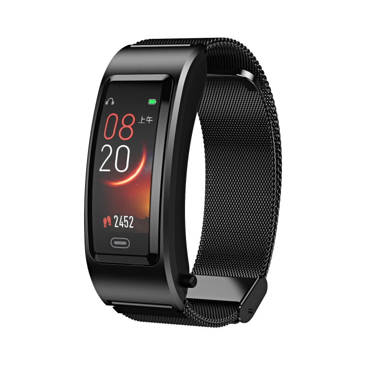 B7 Bluetooth Earphone Smart Bracelet, Support Sleep Monitoring / Blood Oxygen Monitoring / Heart Rate Monitoring(Black + Black Steel Chain) - free shipping - PMC TechLife - Order now!