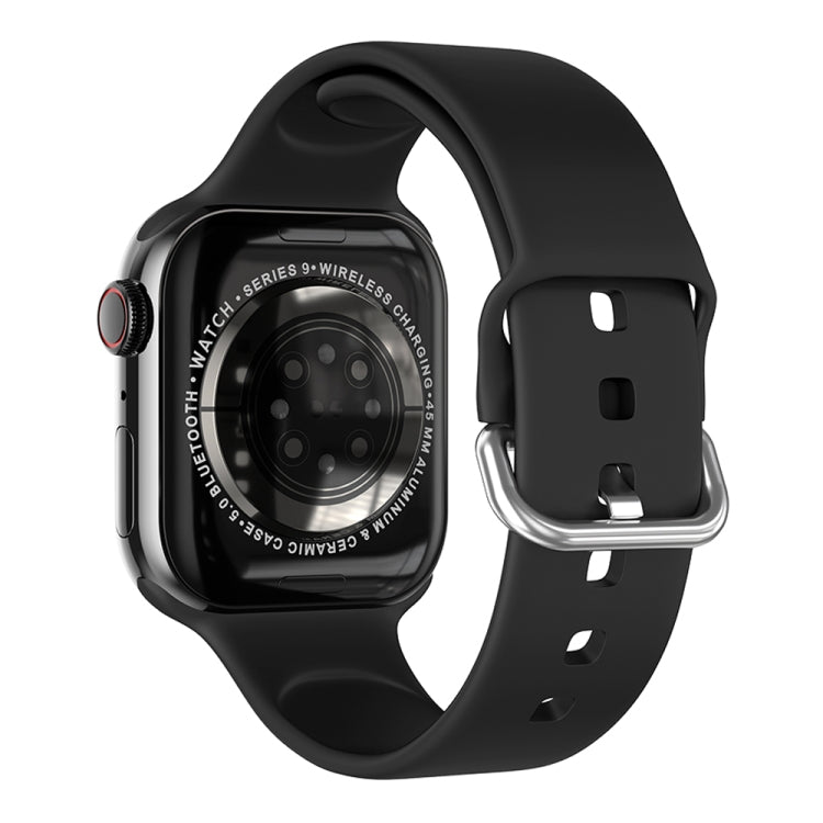 IW9 2.05 inch Square Screen Smart Watch Supports Bluetooth Calls/Blood Oxygen Monitoring(Black) - Smart Watches by PMC TechLife | Online Shopping South Africa | PMC TechLife