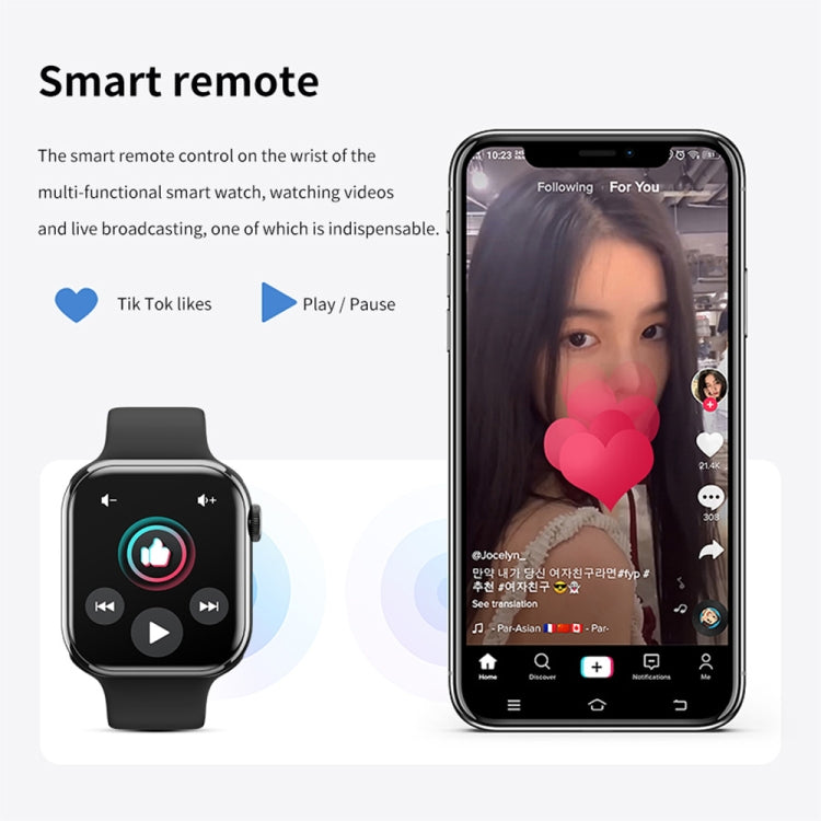 IW9 2.05 inch Square Screen Smart Watch Supports Bluetooth Calls/Blood Oxygen Monitoring(Rose Gold) - Smart Watches by PMC TechLife | Online Shopping South Africa | PMC TechLife