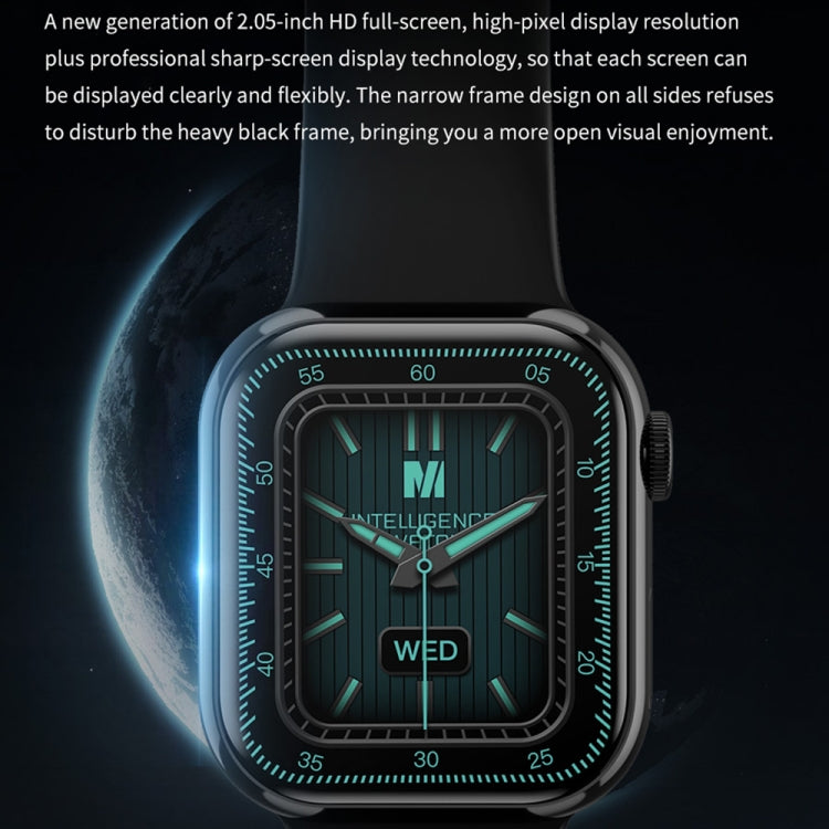 IW9 2.05 inch Square Screen Smart Watch Supports Bluetooth Calls/Blood Oxygen Monitoring(Rose Gold) - Smart Watches by PMC TechLife | Online Shopping South Africa | PMC TechLife