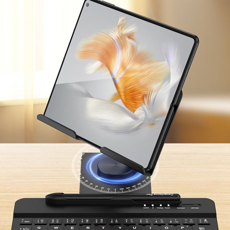 For Huawei Mate X3 GKK Magnetic Folding Keyboard Bracket Set, Keyboard + Holder + Pen + Mouse + Phone Case(Black) - Huawei Keyboard by GKK | Online Shopping South Africa | PMC TechLife | Buy Now Pay Later Mobicred