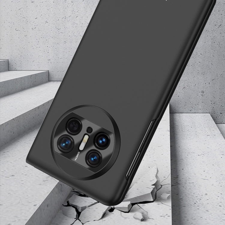 For Huawei Mate X3 GKK Peep-proof Integrated Ultra-thin Full Coverage Phone Flip Case(Purple) - Huawei Cases by GKK | Online Shopping South Africa | PMC TechLife | Buy Now Pay Later Mobicred