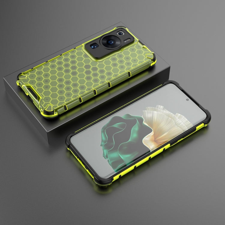 For Huawei P60 / P60 Pro Honeycomb Phone Case(Green) - free shipping - PMC TechLife - Order now!