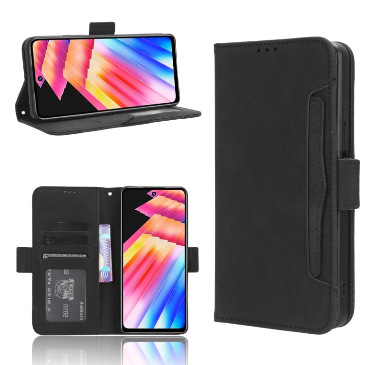 For Infinix Hot 30 4G X6831 Skin Feel Calf Texture Card Slots Leather Phone Case(Black) - free shipping - PMC TechLife - Order now!