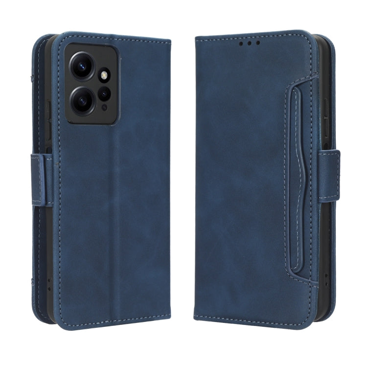 For Xiaomi Redmi Note 12 4G Global Skin Feel Calf Texture Card Slots Leather Phone Case(Blue) - free shipping - PMC TechLife - Order now!