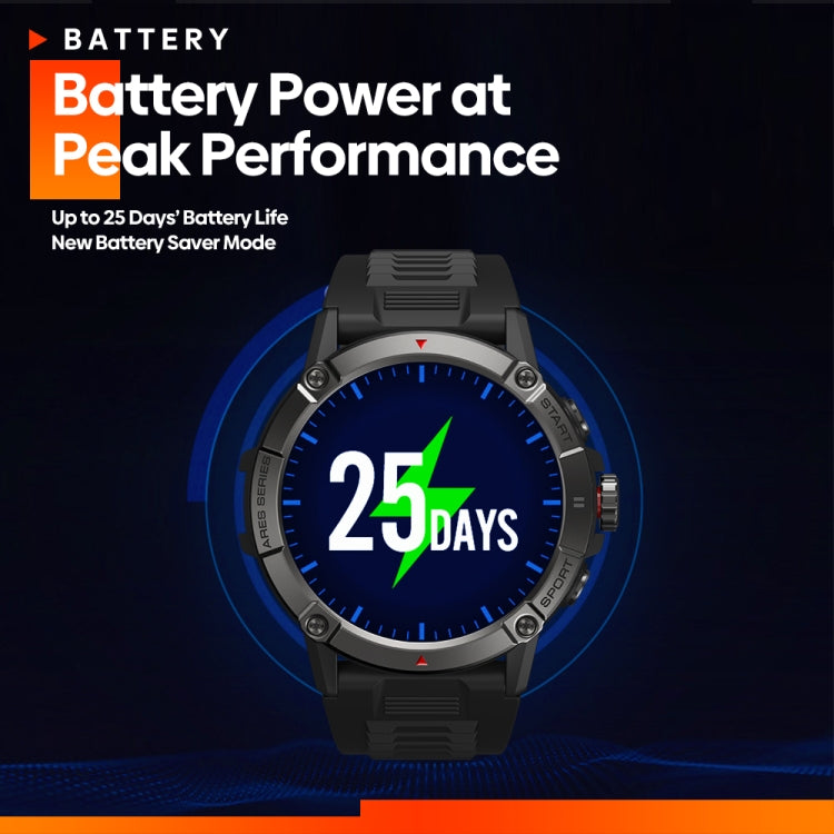 Zeblaze Ares 3 1.52 inch IPS Screen Smart Watch Supports Health Monitoring / Voice Calls(Steel Blue) - free shipping - PMC TechLife - Order now!