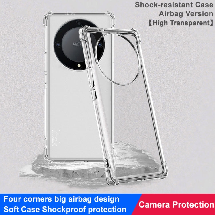 For Honor X9a 5G/Magic5 Lite 5G/X40 5G imak Shockproof Airbag TPU Phone Case(Transparent) - free shipping - PMC TechLife - Order now!
