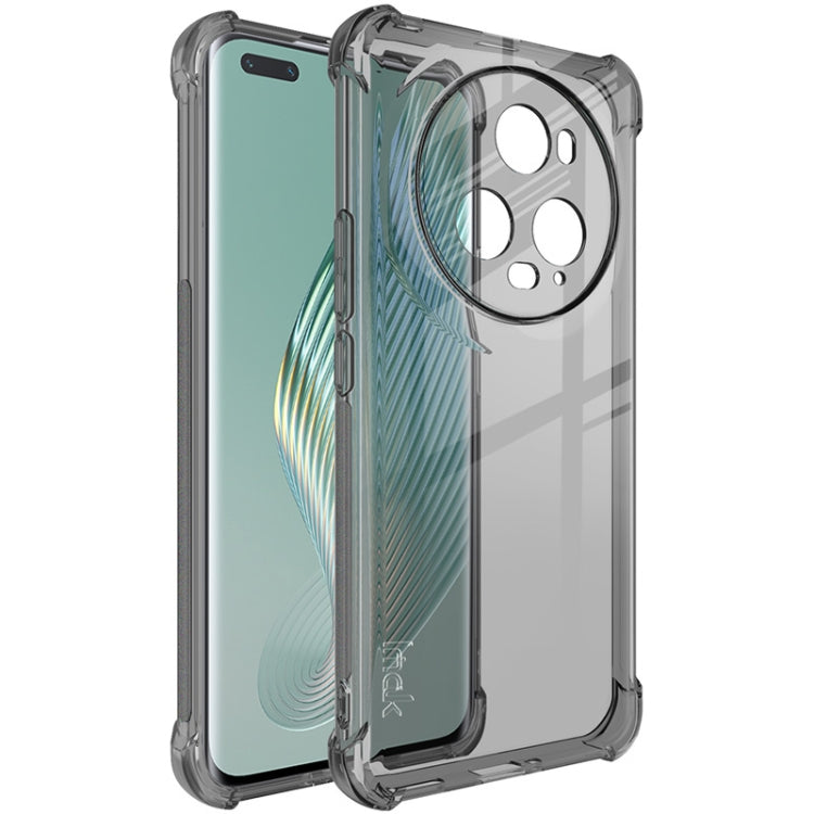 For Honor Magic5 Pro imak Shockproof Airbag TPU Phone Case(Transparent Black) - free shipping - PMC TechLife - Order now!