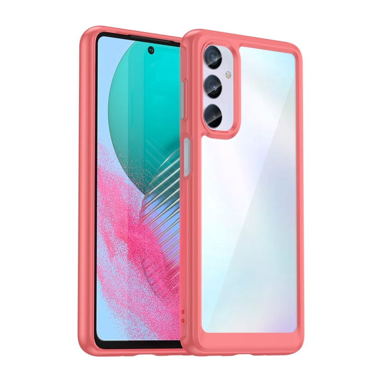 For Samsung Galaxy M54 5G Colorful Series Acrylic + TPU Phone Case(Red) - free shipping - PMC TechLife - Order now!
