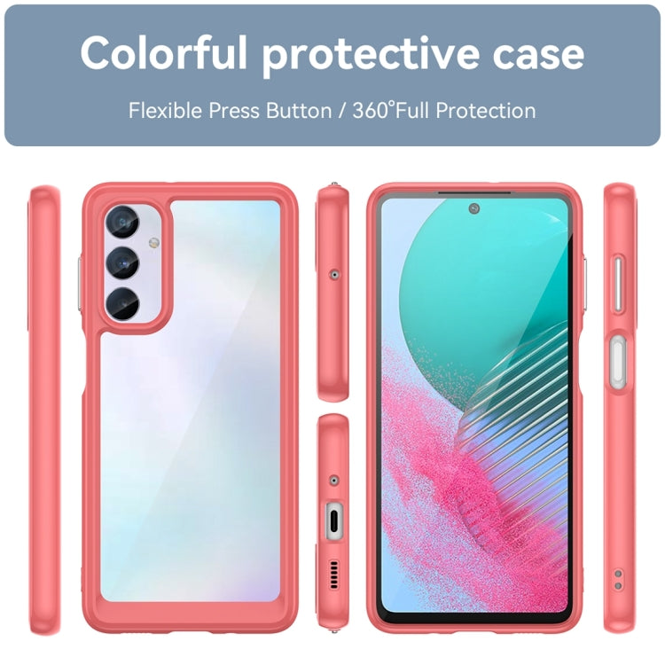 For Samsung Galaxy M54 5G Colorful Series Acrylic + TPU Phone Case(Red) - free shipping - PMC TechLife - Order now!