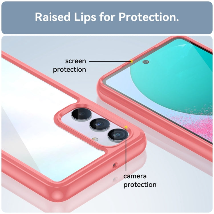 For Samsung Galaxy M54 5G Colorful Series Acrylic + TPU Phone Case(Red) - free shipping - PMC TechLife - Order now!