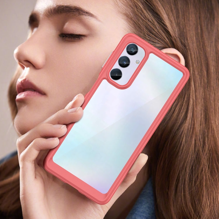 For Samsung Galaxy M54 5G Colorful Series Acrylic + TPU Phone Case(Red) - free shipping - PMC TechLife - Order now!