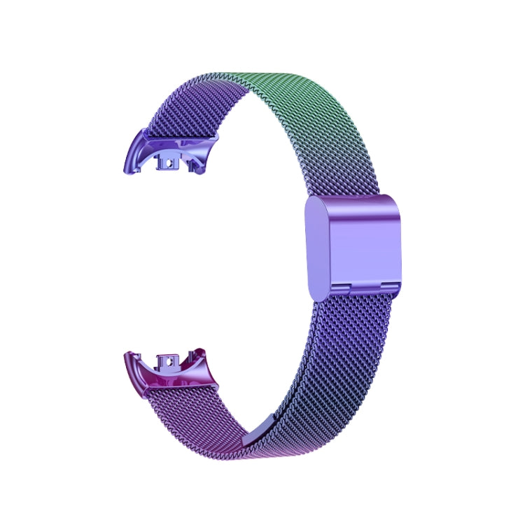 For Xiaomi Mi Band 8 Milanese Buckle Metal Watch Band(Colorful) -  by PMC TechLife | Online Shopping South Africa | PMC TechLife