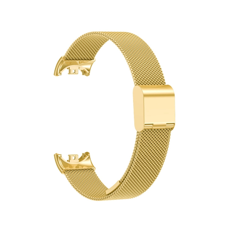 For Xiaomi Mi Band 8 Milanese Buckle Metal Watch Band(Gold) -  by PMC TechLife | Online Shopping South Africa | PMC TechLife