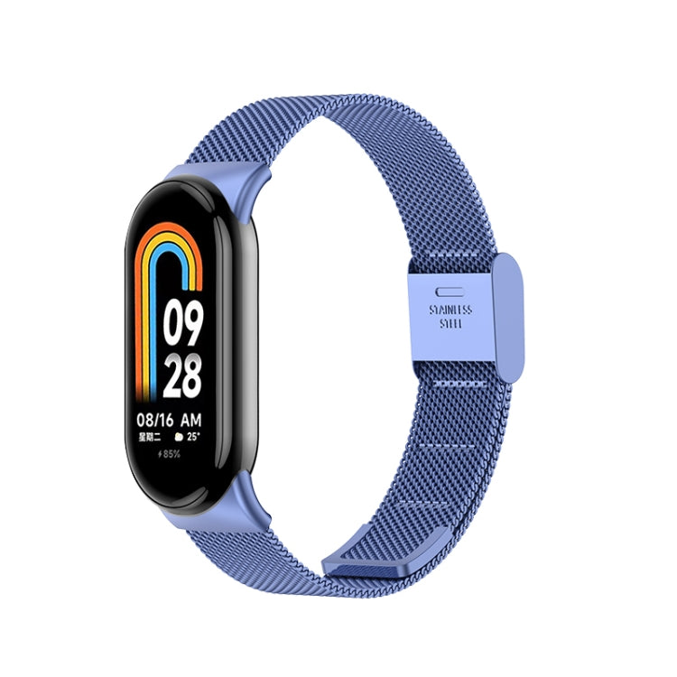 For Xiaomi Mi Band 8 Milanese Buckle Metal Watch Band(Midnight Blue) -  by PMC TechLife | Online Shopping South Africa | PMC TechLife