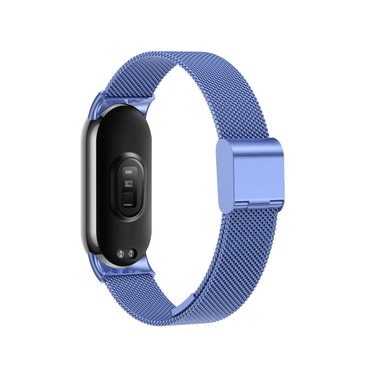 For Xiaomi Mi Band 8 Milanese Buckle Metal Watch Band(Midnight Blue) -  by PMC TechLife | Online Shopping South Africa | PMC TechLife