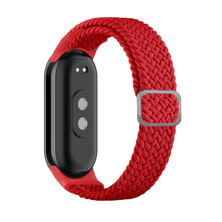 For Xiaomi Mi Band 8 Adjustable Nylon Braided Elasticity Watch Band(Red) -  by PMC TechLife | Online Shopping South Africa | PMC TechLife
