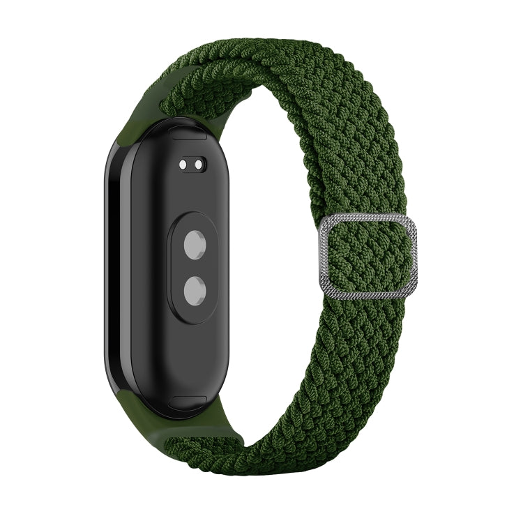 For Xiaomi Mi Band 8 Adjustable Nylon Braided Elasticity Watch Band(Green) -  by PMC TechLife | Online Shopping South Africa | PMC TechLife