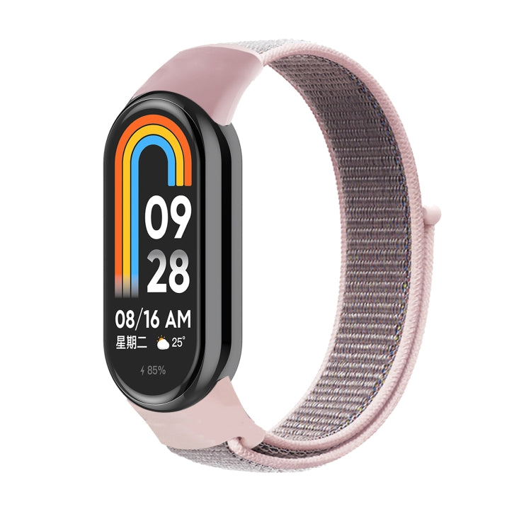 For Xiaomi Mi Band 8 Loop Nylon Replacement Watch Band(Pink) -  by PMC TechLife | Online Shopping South Africa | PMC TechLife