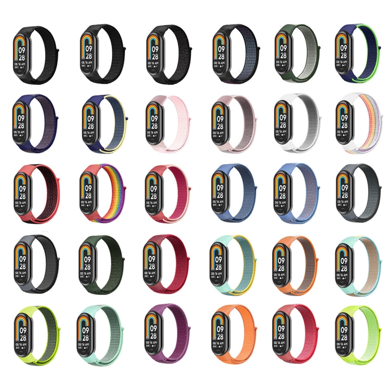 For Xiaomi Mi Band 8 Loop Nylon Replacement Watch Band(Cape Cod Blue) -  by PMC TechLife | Online Shopping South Africa | PMC TechLife