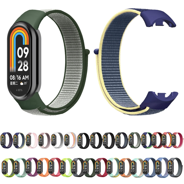 For Xiaomi Mi Band 8 Loop Nylon Replacement Watch Band(Cape Cod Blue) -  by PMC TechLife | Online Shopping South Africa | PMC TechLife