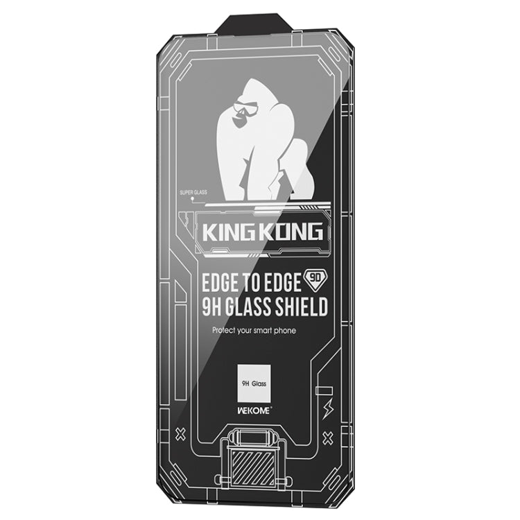 For iPhone 13 WK WTP-066 King Kong Vacha 9D Curved HD Tempered Glass Film(Black) - iPhone 13 Tempered Glass by WK | Online Shopping South Africa | PMC TechLife | Buy Now Pay Later Mobicred