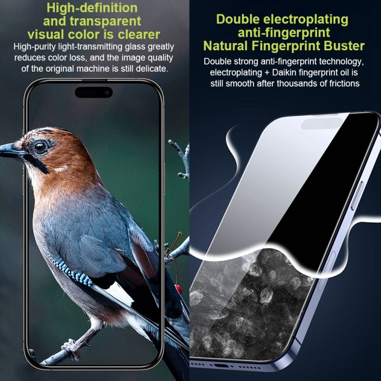 For iPhone 13 Pro Max WK WTP-066 King Kong Vacha 9D Curved HD Tempered Glass Film(Black) - iPhone 13 Pro Max Tempered Glass by WK | Online Shopping South Africa | PMC TechLife | Buy Now Pay Later Mobicred