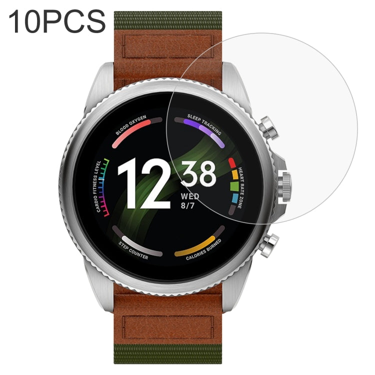 For Fossil Gen 6 42mm 10pcs 0.26mm 2.5D 9H Tempered Glass Film Watch Screen Protector - Screen Protector by PMC TechLife | Online Shopping South Africa | PMC TechLife
