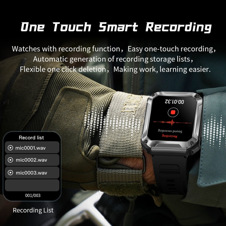 OVISEN T93 1.96 inch IPS Screen 2 in 1 Bluetooth Headset Smart Watch, Supports Blood Oxygen Monitoring/Bluetooth Music(Green) - Smart Watches by PMC TechLife | Online Shopping South Africa | PMC TechLife