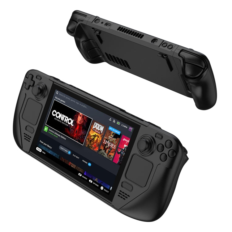 GKK For Steam Deck Color Contrast Anti-fall Game Console Case(Black) - Cover Case by GKK | Online Shopping South Africa | PMC TechLife | Buy Now Pay Later Mobicred