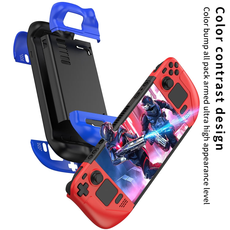 GKK For Steam Deck Color Contrast Anti-fall Game Console Case(Black) - Cover Case by GKK | Online Shopping South Africa | PMC TechLife | Buy Now Pay Later Mobicred