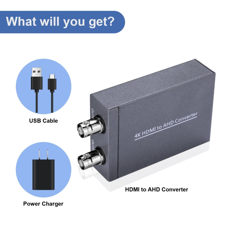 NK-C9 HDMI to AHD 1080P HD Video Converter(Grey) - Converter by PMC TechLife | Online Shopping South Africa | PMC TechLife