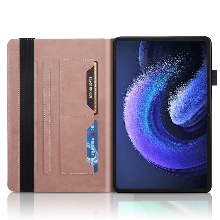 For Xiaomi Pad 6 / Pad 6 Pro Life Tree Series Horizontal Flip Leather Tablet Case(Rose Gold) - free shipping - PMC TechLife - Order now!