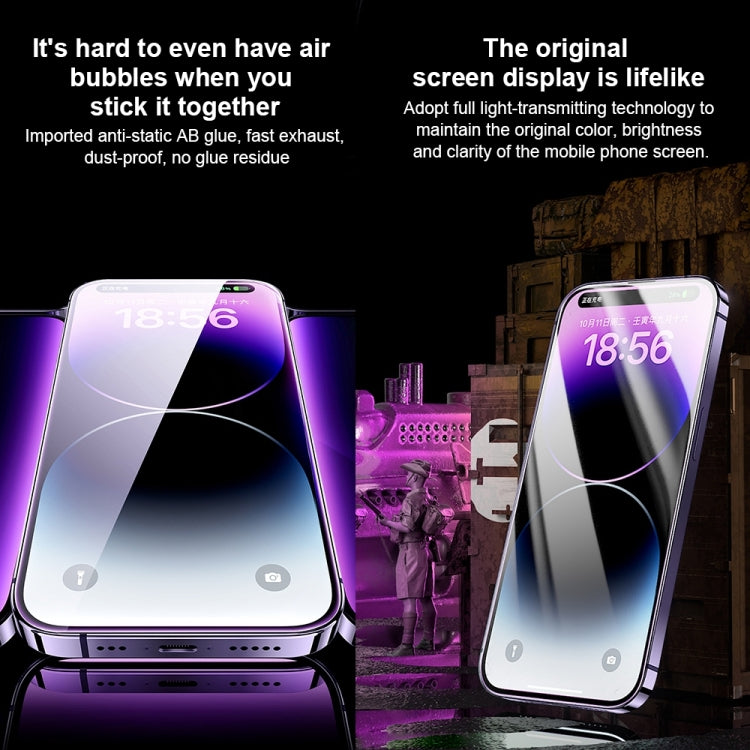 For iPhone 13 Pro WK WTP-068 King Kong Vacha Corning 9D Curved HD Tempered Glass Film(Black) - iPhone 13 Pro Cases by WK | Online Shopping South Africa | PMC TechLife | Buy Now Pay Later Mobicred