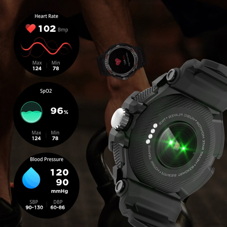 OVISEN GT100 1.39 inch TFT Screen 2 in 1 Bluetooth Headset Smart Watch, Support Blood Oxygen Monitoring/Bluetooth Music(Black) -  by PMC TechLife | Online Shopping South Africa | PMC TechLife