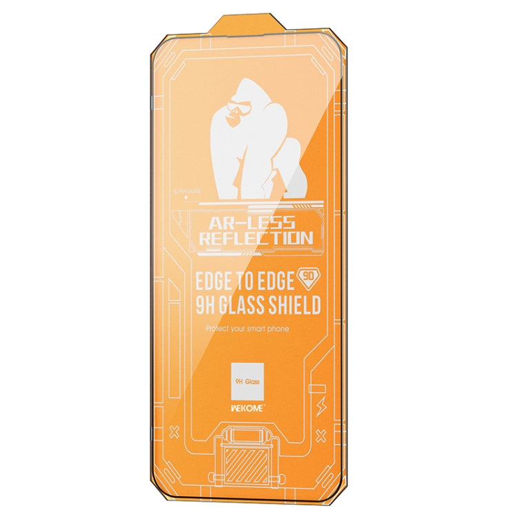 For iPhone 13 Pro WK WTP-070 King Kong Vacha 9D Curved AR Frosted Tempered Glass Film(Black) - iPhone 13 Pro Tempered Glass by WK | Online Shopping South Africa | PMC TechLife | Buy Now Pay Later Mobicred