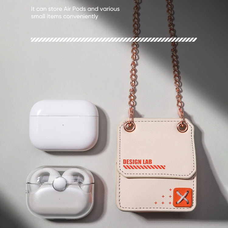 ROCK RPC3186 Dimensional Punk Bluetooth Earphone Storage Bag(Khaki) - Digital Storage Bag by ROCK | Online Shopping South Africa | PMC TechLife | Buy Now Pay Later Mobicred