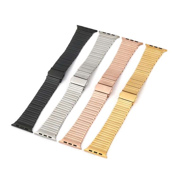 Ocean Metal Replacement Watch Band For Apple Watch 8 45mm(Black) - Watch Bands by PMC TechLife | Online Shopping South Africa | PMC TechLife